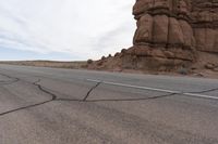 Desert Road in Utah, USA