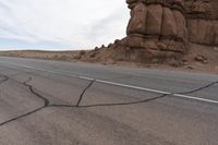 Desert Road in Utah, USA