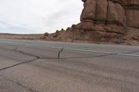 Desert Road in Utah, USA