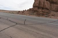 Desert Road in Utah, USA