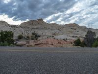 Road in Utah, USA: Head of the Rocks