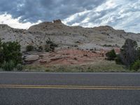 Road in Utah, USA: Head of the Rocks