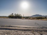 Roads of California: Desert Terrain Under a Clear Sky