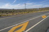 Endless Road through the African Desert