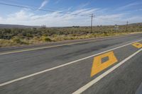 Endless Road through the African Desert