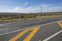 Endless Road through the African Desert