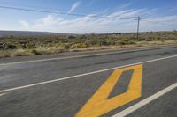 Endless Road through the African Desert