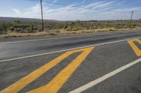 Endless Road through the African Desert