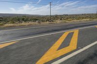 Endless Road through the African Desert