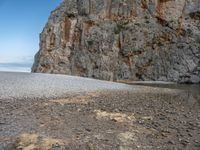 Rock Wall Beach in the Balearic Islands