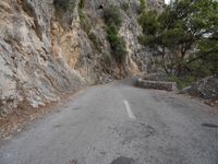 Rock Wall Landscape in Mallorca, Spain