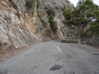 Rock Wall Landscape in Mallorca, Spain