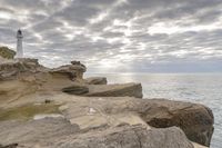 Rocky Cliff Coast: Dawn with Sunshine