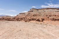 the desert is very sparse, with no people on it and no people walking around