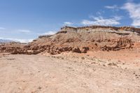 the desert is very sparse, with no people on it and no people walking around