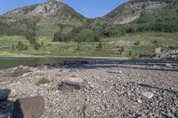 Rocky Mountain Wilderness: A Serene Lake in the Valley