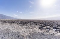 a rocky road in the middle of nowhere in death valley national park, california, usa