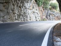Rocky Road Pathway in Spain's Low Mountains
