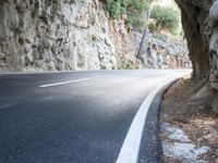 Rocky Road Pathway in Spain's Low Mountains