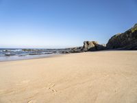 Rocky Shoreline in Europe: A Day by the Ocean