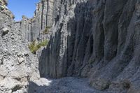 Rugged Canyon Landscape with Clear Sky