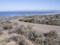 Rugged Coastal Road in Montaña de Oro State Park, California, USA