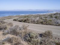 Rugged Coastal Road in Montaña de Oro State Park, California, USA