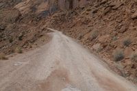 Rugged Desert Landscape in Utah: A Daytime View