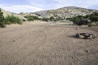 Rugged Desert and Red Rock Mountain