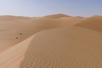 Rugged Desert Road in Liwa, Sahara