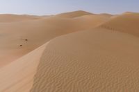 Rugged Desert Road in Liwa, Sahara