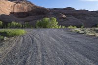 Rugged Desert Road through Utah Red Rock