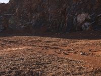 Rugged Dirt Road in Mountain Landscape, Shangri-La, China