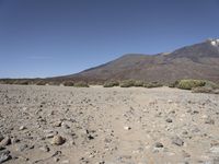 Rugged Landscape of Tenerife: Mountain Range and Open Space