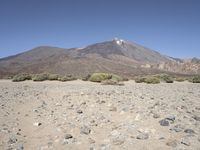 Rugged Landscape of Tenerife: Mountain Range and Open Space