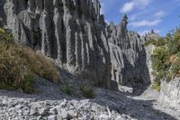 Rugged Mountain Landscape with Low Dirt Road