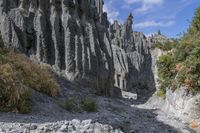 Rugged Mountain Landscape with Low Dirt Road