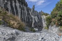 Rugged Mountain Landscape with Low Dirt Road