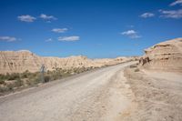 Rugged Mountain Landscape in Spain: Bardenas Reales