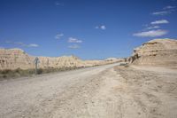 Rugged Mountain Landscape in Spain: Bardenas Reales