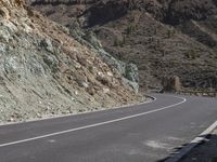 Rugged Mountain Pass in Tenerife, Spain