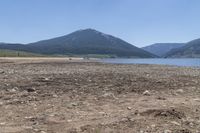 Rugged Mountain Range Landscape at Taylor Park Reservoir, Colorado, USA