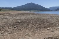 Rugged Mountain Range Landscape at Taylor Park Reservoir, Colorado, USA