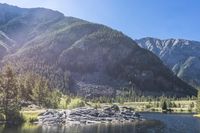 Rugged Mountain Range and Wilderness Wall