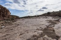 Rugged Mountain Road in the Utah Desert