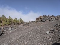 Rugged Mountain Road in Tenerife Desert