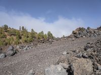 Rugged Mountain Road in Tenerife Desert