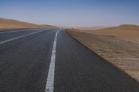 Rugged Mountain Road in the UAE under a Clear Sky