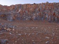 Rugged Road in the Mountain Landscape: A Quarry Adventure