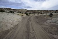 Rugged Road through the Red Rocks of San Rafael Swell, Utah